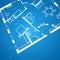 Abstract blueprint background