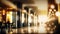 Abstract blur beautiful luxury hotel and lobby interior for background