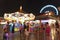 abstract blur crowded people at asiatique the riverfront in Thai