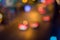 Abstract blur defocus city night light