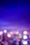 Abstract blur and defocused cityscape at twilight with beautiful bokeh for background