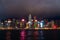 abstract blur and defocused Hong Kong City