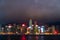 abstract blur and defocused Hong Kong City