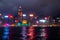 abstract blur and defocused Hong Kong City