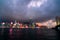 abstract blur and defocused Hong Kong City