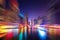 Abstract blur modern city background