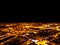 Abstract Blurred background Aerial night view of a big city. Cityscape panorama bokeh at night. Blurry Aerial view of skyscraper a