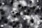 Abstract blurred background bokeh black and white from a variety of transparent circles, bubbles