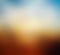 Abstract blurred beautiful sunset in the evening