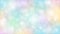 Abstract Blurred Bokeh and Glowing Sparkles in Colorful Pastel Gradient Background