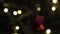 Abstract Blurred Christmas Lights Bokeh Background. Blinking Christmas Tree Lights Twinkling. Winter Holidays