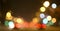 Abstract blurred city background. Blurry bokeh lights, street lights and car headlights