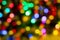 Abstract blurred disfocused Christmas lights background