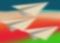 Abstract blurred paper planes background