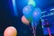 Abstract blurred party decoration with balloon, entertainment lifestyle concept.