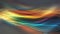 Abstract Blurred Rainbow Lines