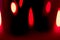Abstract blurred red candelight bokeh