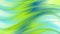 Abstract blurred smooth green blue waves video animation