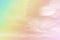 Abstract blurred soft cloud background with a pastel multicolored gradient