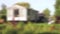 Abstract Blurred Static caravan being moved