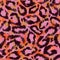 Abstract blurry animal skin spots seamless pattern Colorful leopard skin, jaguar fur