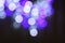 Abstract bokeh background. Blurred garland lights