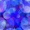 Abstract bokeh bubble effect background in violet blue colors. Wrapping birthday paper