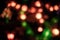 abstract bokeh light of the garden lamps in Semarang Indonesia