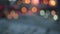 Abstract bokeh particles light floating for festival theme background