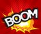 Abstract boom comic book, pop art background