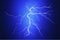 Abstract brain and memory background, flashes and lightning on a blue background