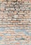 Abstract bricks wall background old stucco color light gray dir