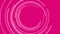 Abstract bright pink tech circles video animation