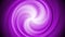 Abstract bright purple swirl rotation video animation