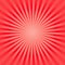 Abstract bright soft Red rays background. Vector