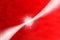 Abstract Bright Star and White Curves in Red Background