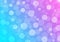 Abstract Bright Sunshine, Bubbles and Bokeh in Blue, Purple and Pink Gradient Background