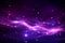 Abstract brilliance digital background with purple particle wave and light