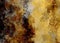 Abstract brown copper yellow background marbled paper fall color, old grunge texture, vintage painted watercolor antique ground