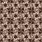 Abstract brown seamless pattern