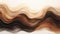 Abstract brown waves background. Caramel, coffee blending gradient wavy texture. Modern AI illustration. Chocolate wave