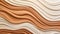 Abstract brown waves background. Caramel, coffee blending gradient wavy texture. Modern AI illustration. Chocolate wave