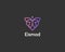 Abstract butterfly and heart line logo design vector. Luxury hotel, spa, massage, heritage logotype concept icon.