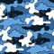 Abstract camouflage pattern