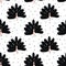 Abstract capercaillie Seamless vector pattern on black and white spotted background. Seamless bird pattern for wrapping