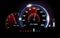 Abstract car speedometer background