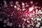 Abstract carmine and white glitter bokeh background. Generative AI