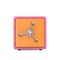 Abstract Cartoon Safe Locker Web Icon Sign. 3d Rendering