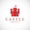 Abstract Castle Vector Icon