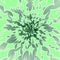 Abstract centralized greenish background
